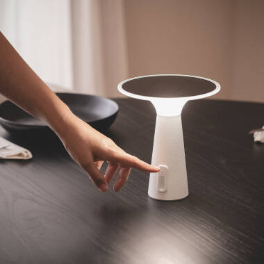 Image of Soucha 3W Portable Solar LED Table Lamp with Rechargeable Battery 