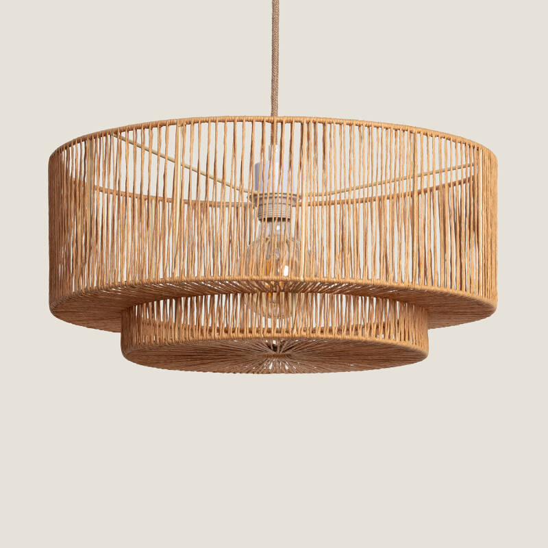 Afbeelding van Hanglamp Dicenta Gevlochten Papier 