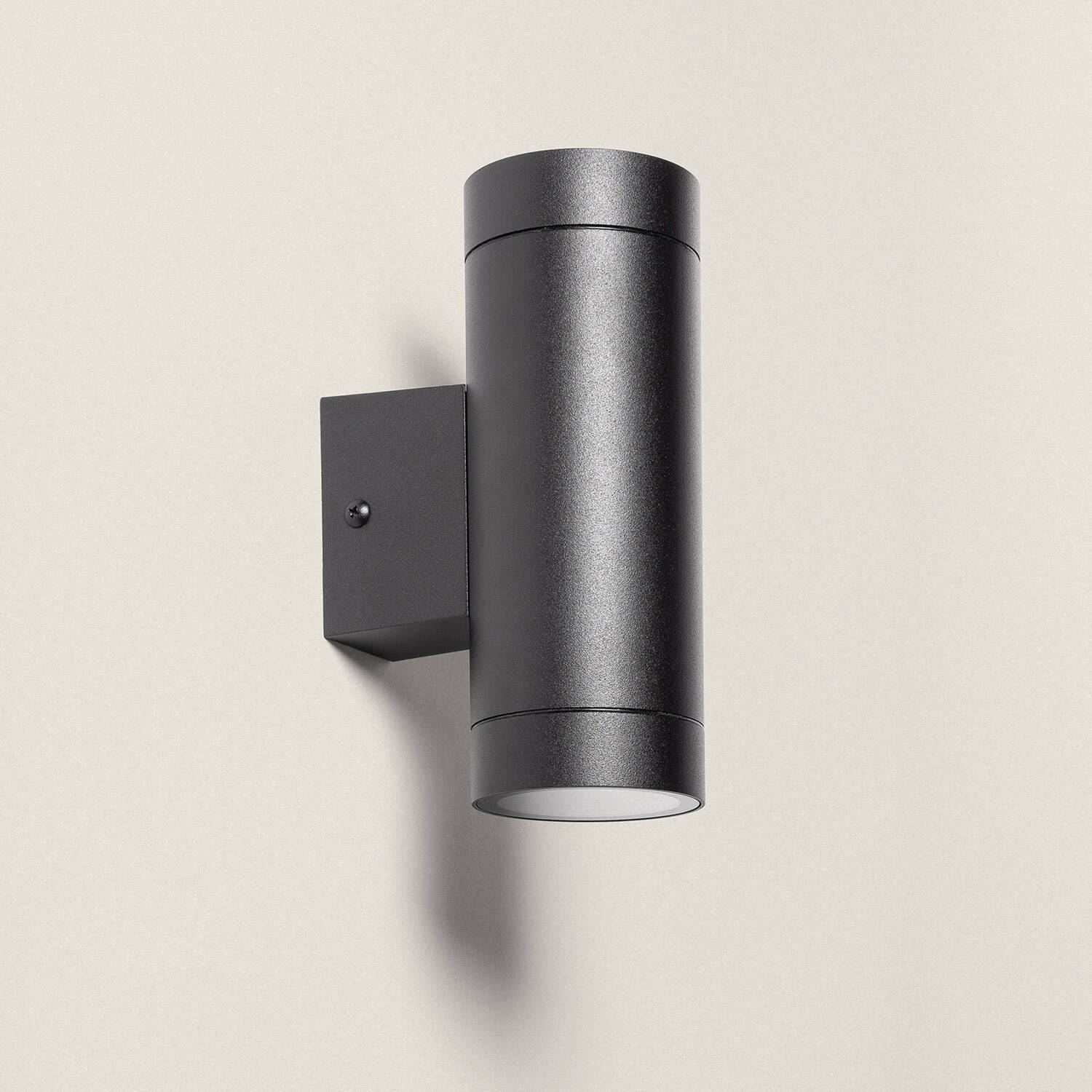 Kinkiet Zewnętrzny z Aluminium Oświetlenie Dwustronne Oakham Czarny - widok 2