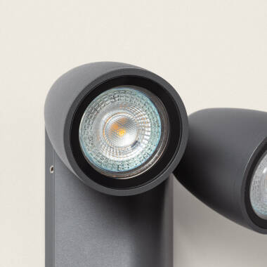Afbeelding van Wandlamp Outdoor Aluminium Abel Twee Spots