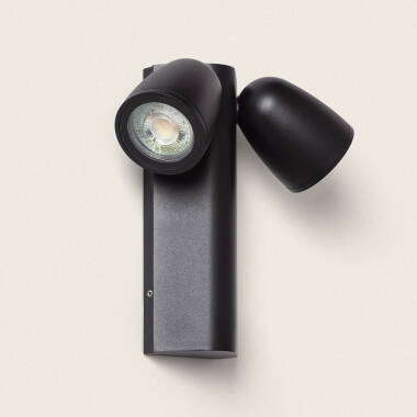Afbeelding van Wandlamp Outdoor Aluminium Abel Twee Spots
