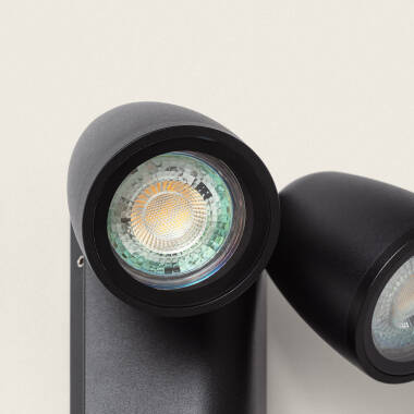 Afbeelding van Wandlamp Outdoor Aluminium Abel Twee Spots