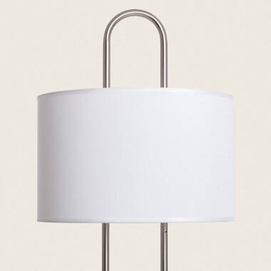 Afbeelding van Staande Lamp van Metaal en Stof Duque