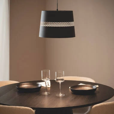 Lampada LED a Sospensione  da 28 W in Acciaio Saska