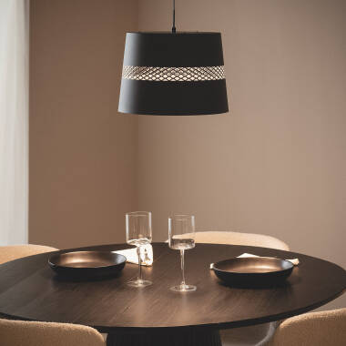 Suspension LED 28W Métal Saska