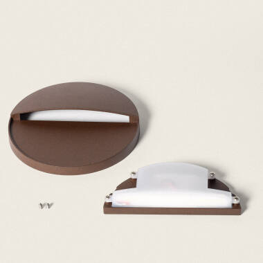 Image of Jade 6.5W Round Outdoor Selectable CCT LED Wall Light