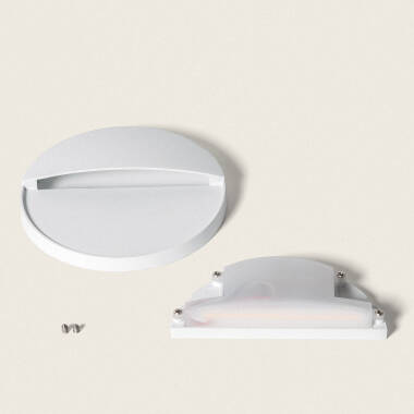 Afbeelding van LED-wandlamp Outdoor  6,5 W Selecteerbare CCT Aluminium, rond Opbouw Jade