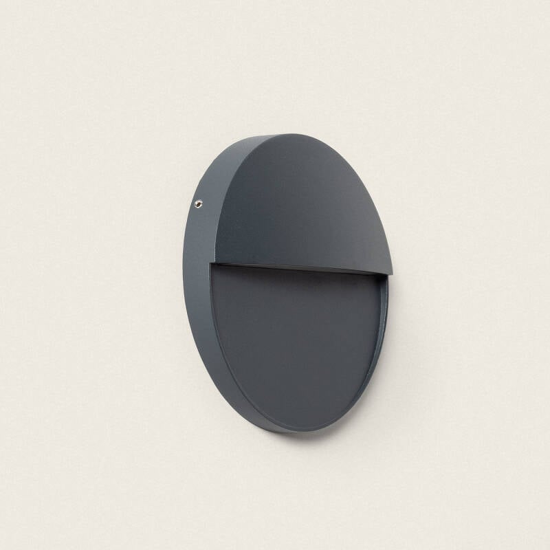 Image de Applique Murale Extérieure LED 6,5W CCT Sélectionnable Aluminium Saillie Ronde Jade