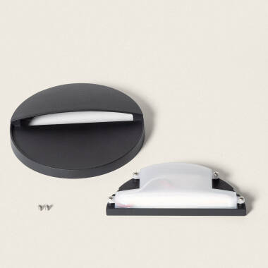 Afbeelding van LED-wandlamp Outdoor  6,5 W Selecteerbare CCT Aluminium, rond Opbouw Jade