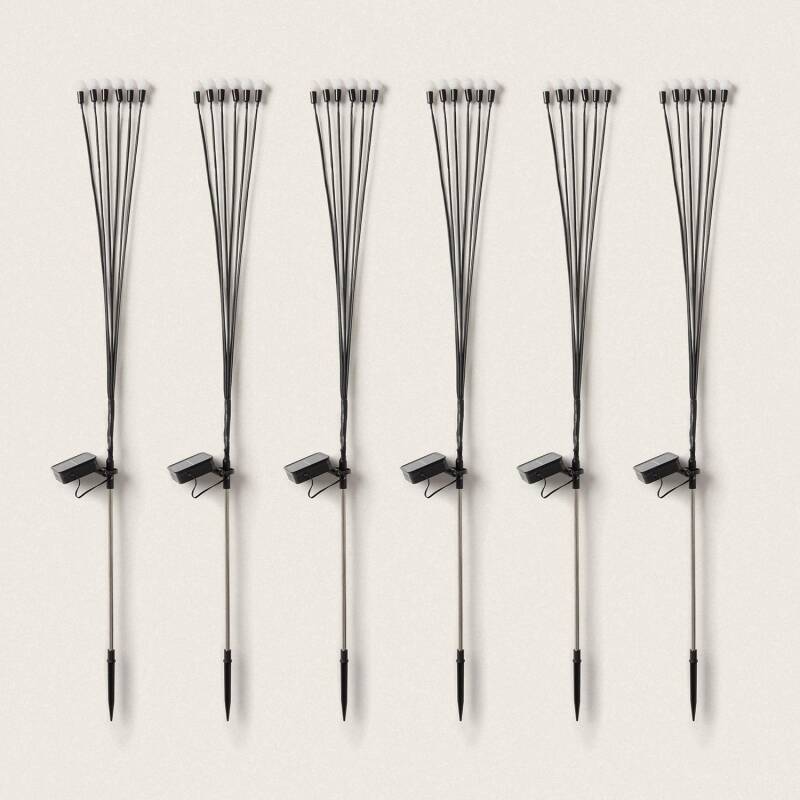 Highlander Picchetti Fluorescenti Per Tenda – 6 Pezzi, Lunghezza 100mm, Diametro 8mm