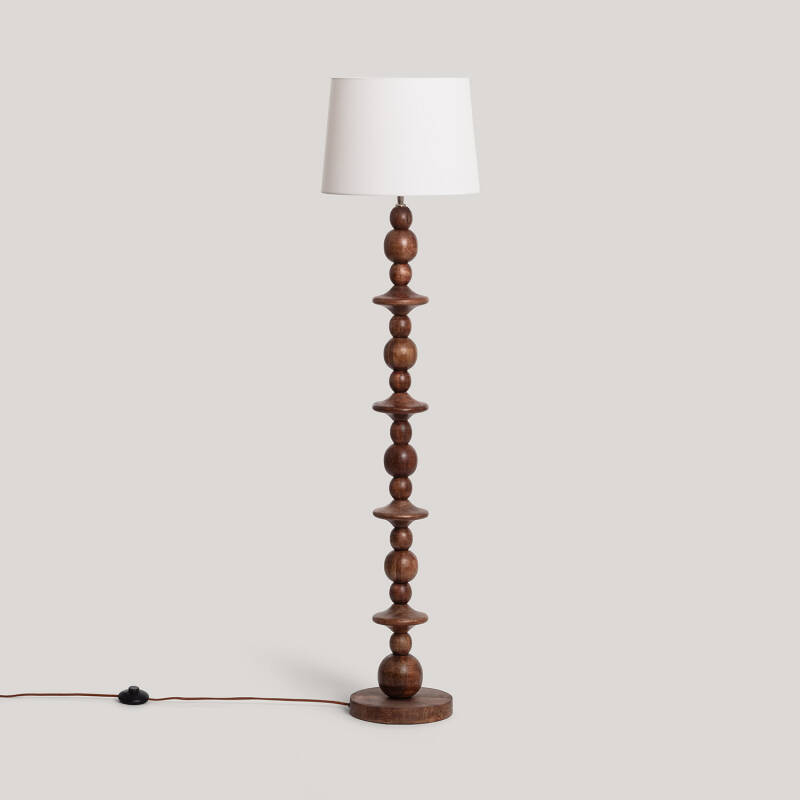 Afbeelding van Staande Lamp Hout Tanish 