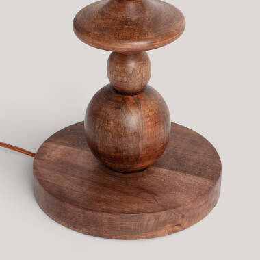 Bild von Stehleuchte aus Holz Tanish 