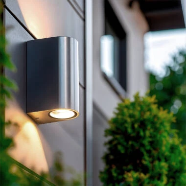 Applique per Esterni Alluminio Doppia Luce Big Gala