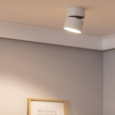 Applique LED Aluminium Ronde New Onuba 30W Blanche