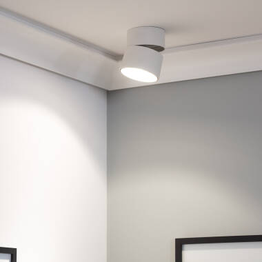 New Onuba Aluminium 30W White Round LED Ceiling Lamp