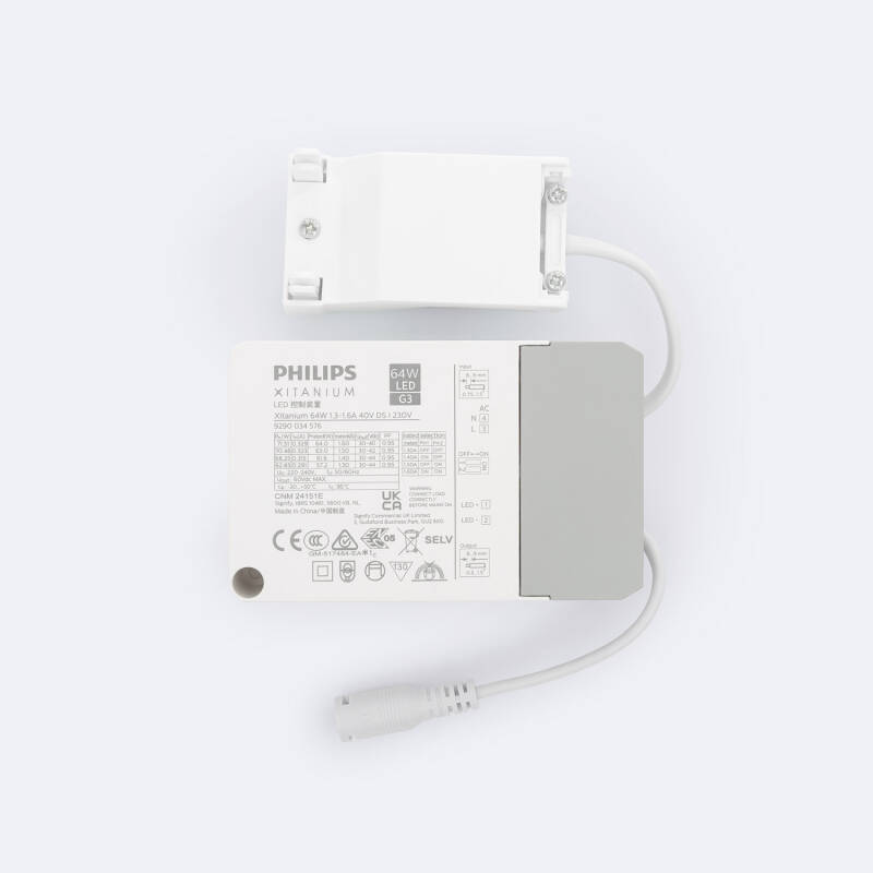 Immagine di Driver Philips Xitanium 220-240V No Flicker Output 30-40V 1600mA 64W 9290 014 235