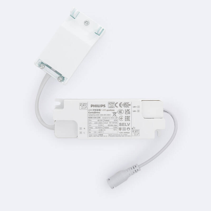 Image of 220-240V PHILIPS Certadrive LED Driver 30-40V Output 1050mA 42W with Quick Connection Box