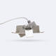 Immagine di Faretto Downlight LED Orientabile Circolare Nichel Satinato 5W Foro Ø68 mm