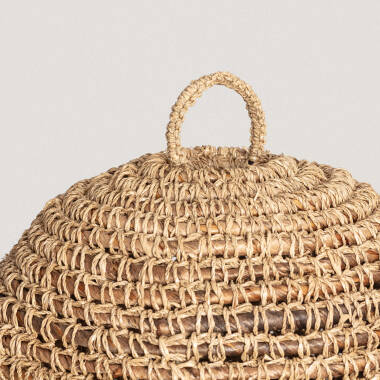 Bild von Lampenschirm für Hängeleuchte Rattan Rahan ILUZZIA