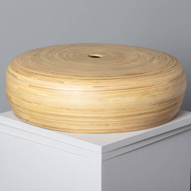 Immagine di Paralume Lampada a Sospensione Bambù Shuka Sari Big Ø500 mm ILUZZIA