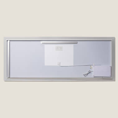 Immagine di Specchio da Bagno con Luce LED e Antiappannamento 1500x600 mm Iria