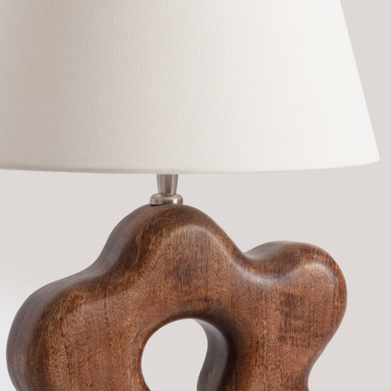 Afbeelding van Tafellamp Hout Hunar I ILUZZIA