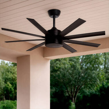 Image of Hildra Silent Ceiling Fan with DC Motor in Black 157cm 