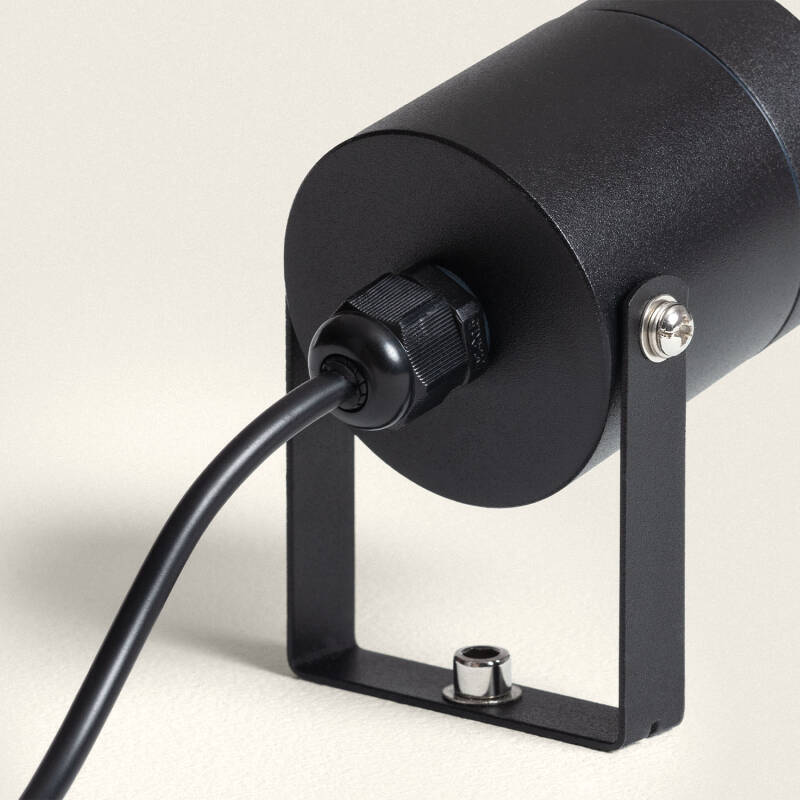Lampo Faretto LED 12V RGB + 4000K da Giardino orientabile Per Esterno