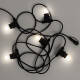 Image de Kit Guirlande Lumineuse Extérieure IP44 5m Noir + 5 Ampoules LED Filament B22 2W G45