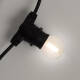 Image de Kit Guirlande Lumineuse Extérieure IP44 5m Noir + 5 Ampoules LED Filament B22 2W G45