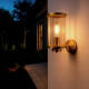 Image de Lampe Murale Extérieure Verre Gauta