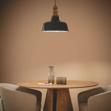 Hanglamp Metaal en Hout Bela Yash