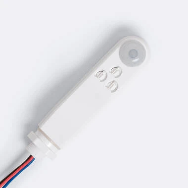 Surface Mounted Outdoor 360º Twilight PIR Motion Sensor with Remote Control IP65
