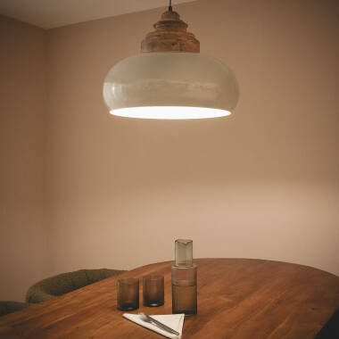 Afbeelding van Hanglamp Hout en Metaal Batia Yash