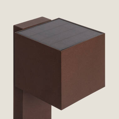 Image of Denny Outdoor Aluminium Solar Bollard 80cm 