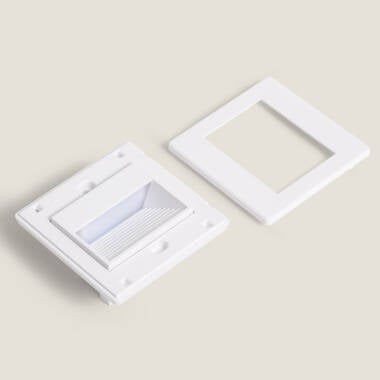 Afbeelding van Wandlamp LED Inbouw Vierkant Olite