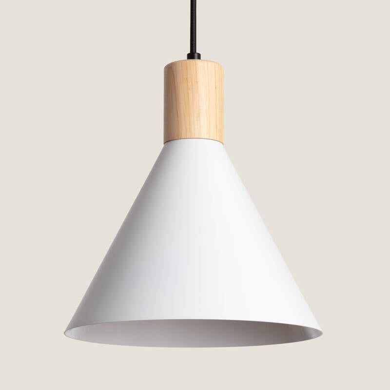 Afbeelding van Hanglamp Aluminium en Hout Arbat 