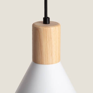 Afbeelding van Hanglamp Aluminium en Hout Arbat 