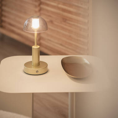 Lampe à Poser LED Portable avec Batterie USB Rechargeable Ludza