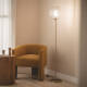 Image de Lampadaire Métal et Verre Moonlight Clear