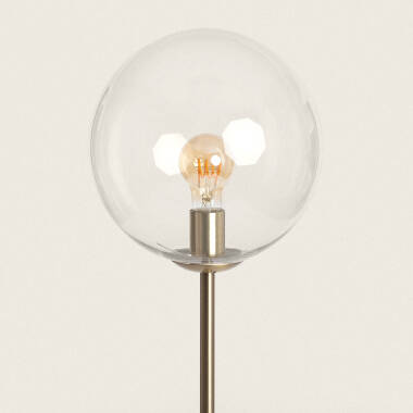 Immagine di Lampada da Terra Metallo e Vetro Moonlight Clear