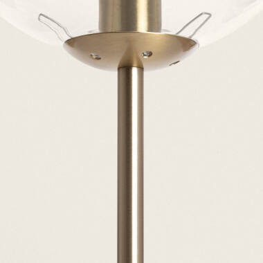 Immagine di Lampada da Terra Metallo e Vetro Moonlight Clear