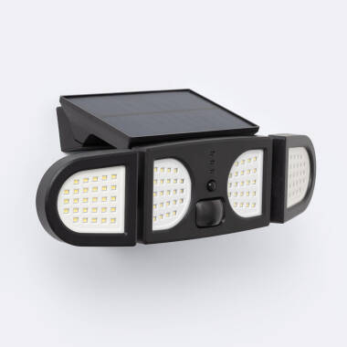 LED Flutlicht Solar 5W IP mit PIR-Bewegungssensor und Dämmerungssensor