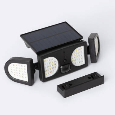 Image of Solar 5W LED Floodlight with PIR & Twilight Sensor IP65