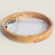 Image de Plafonnier LED Rond Bois 20W CCT Sélectionnable Kayu Ø400 mm