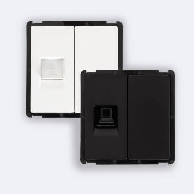 Datová Zásuvka RJ45 Kat. 6 + Slepý Kryt Modern