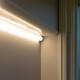 Immagine di Profilo in Alluminio ad Angolo con Coperchio Circolare 1m per Strisce LED fino a 10mm