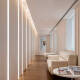 Afbeelding van Inbouw Profiel Aluminium 2m met doorlopende cover voor LED Strips tot 45mm  