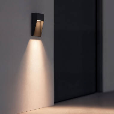 Afbeelding van Wandlamp Outdoor LED 3W CCT Selecteerbaar Opbouw Vierkant Jade