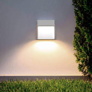 Image of Jade 3W Square Outdoor Selectable CCT LED Wall Light